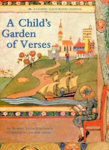 A Child's Garden of Verses: A Classic Illustrated edition - Hardcover - GOOD