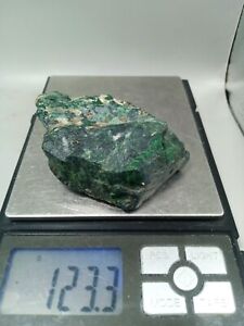 123grams Burmese Mawsitsit Jade Rough Cut 100%Authentic Natural Mawsitsit Slab
