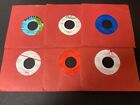 Lot of (6) Christmas 45's - Country - See Photo's for songs