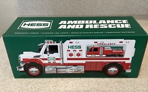 2020 Hess AMBULANCE and RESCUE Toy Truck Complete In Box W/ Good Condition