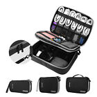 Travel Gadgets Organizer Bag for Cords SD Memory Cards Earphone Hard Drive,Black