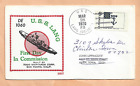 U.S.S.  LANG FIRST DAY COMMISSION MAR 28,1970 BECK B837  NAVAL COVER