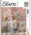 McCall's Crafts 4088, Easter Hop, Stuffed Bunny Patterns, Cloth Rabbit, Sewing