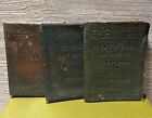 Little Leather Library- Set Of 3, Shakespeare, Tennyson & Kipling - Antique Mini