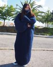 Mohair Sweater Dress Blue  HandKnitted Oversize  Big Size by LanaKnittings