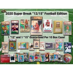 2020 Super Break Football 12/15 Edition Hobby Box