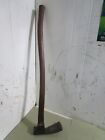 1800's W M Beatty & Son Cast-Steel Chester with Steer Stamp Foot Adze Grub Hoe