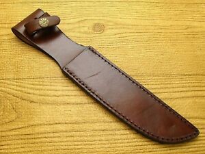 Brown Leather Knife Belt Sheath up to 7