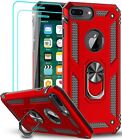 For iPhone 7Plus 8Plus Case Shockproof Ring Holder Kickstand Cover with Screen