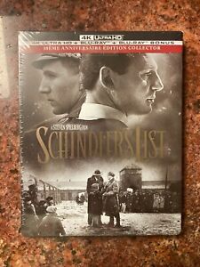 Schindler's List w. Steelbook (4K UHD + Blu-ray, EU Import, Region Free) *NEW*