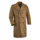 Italian Military tan Lined Trench Coat, S to L, NOS & used cond., free shipping