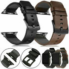 Genuine Leather Watch Band Strap for Apple iWatch Series 9 8 7 6 5 4 3 2 1 SE