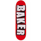 BAKER Skateboard Deck LOGO WHITE 8.125' BRAND NEW SEALED IN SHRINK