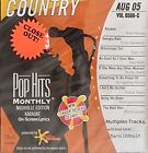 0508 AUG   POP HITS MONTHLY COUNTRY KARAOKE CDG buy 1 or message me for bulk