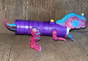 Big Time Toys Purple Teal Pink Dinosaur Flash Light Kids Glowing Light Up Noise