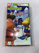 The Backyardigans The Snow Fort VHS Tape 2005 Nick Jr. Nickelodeon Kids Cartoon