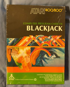 Blackjack CX4105 Cassette Atari 400/800/XL/XE NOS