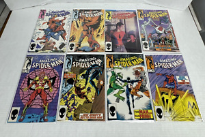 Marvel The Amazing Spiderman Comic Book #260,261,262,263,264,265,266,267,268,269