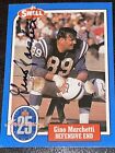Gino Marchetti Signed 1988 Swell HOF Autographed Auto Signed