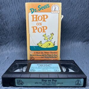 Dr. Seuss Hop On Pop Plus 2 More Dr Seuss Classics VHS 1989 Random House Movie