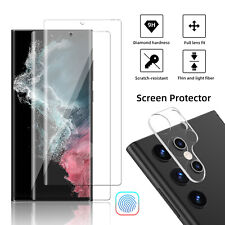 For Samsung Galaxy S23 S22 Ultra/Plus Tempered Glass Screen Protector,Lens Cover