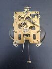 Vintage Wall Clock Mechanical Movement Japan Crown Brass Gears Parts Repair