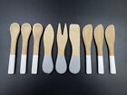 Bamboo Serving Utensil Set Charcuterie Cheese Knife Jam Spreader Condiment Spoon