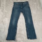 Levis 527 Jeans Mens 34x32 Blue Denim Slim Fit Bootcut Medium Wash