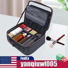 New ListingMakeup Soft Bag Travel Cosmetic Organizer Makeup Train Case with Mirror🔥