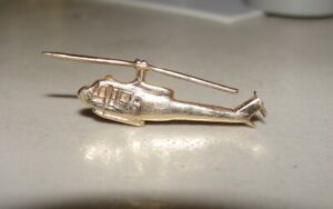 14k gold vintage helicopter pin 1.6 grams scrap or wear