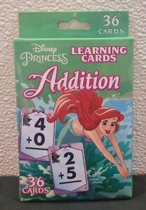 Cards Learning DISNEY PRINCESS ARIEL Addition Flash Game Deck