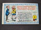 1964 Topps Nutty Awards Card # 9 Most Unpoular Student Award (VG)