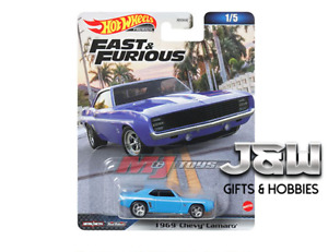 Hot Wheels Chevy Camaro 1969 Fast and Furious HNW-B 1/64