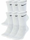Nike Everyday Cushioned Dri-FIT 6-8 Socks - 6 Pairs, White  - 1