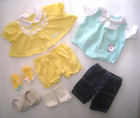 Vtg 1980s Coleco Cabbage Patch Kids Doll Outfits Jeans Shoes Socks Slippers Lot