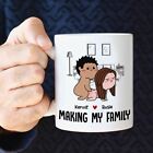 Makin* My Family Personalized Couple Coffee Mug - Gift For Couple, Husband Wife