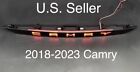 For Toyota Camry 2018-2024 Glossy Black Trunk Center Light LED Dynamic Stop Lamp (For: 2021 Toyota Camry)