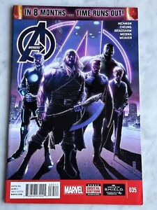 Avengers #35 KEY 1st Cover w/ Sam as Captain America! (Marvel, 2014)