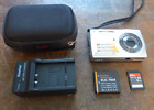 Kodak EasyShare M1093 IS Digital Camera w/ Charger, Battery 8Gb SD Silver TESTED