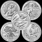 2020 S America The Beautiful Quarters 5 Coin Set
