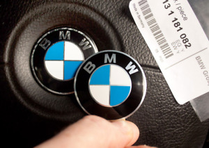 Genuine BMW Steering Wheel Emblem 45mm Badge Logo 1 3 5 6 7 X5 8 36131181082 e39 (For: 2021 BMW X5 xDrive40i 3.0L)