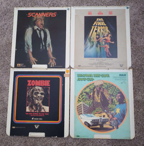 RCA CED Lot - Zombie, Scanners, The Final Terror Harder They Come - VESTRON Rare