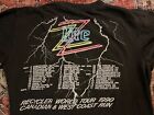 ZZ Top 1991 Recycler Tour t-Shirt Local Crew Z-Lite Single Stitch Paper Thin Tee