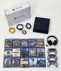 Sony PlayStation 4 500GB With 15 Games, 3 Controllers, Gold Wireless Headset