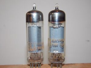 RCA 6BQ5 EL84 vacuum tubes matched & guaranteed  real world voltage