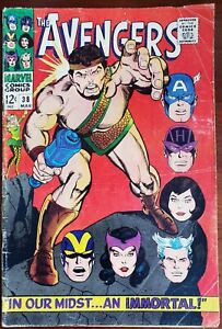 Avengers #38 G+ 2.5 (Marvel 1966) ~ The Avengers Meet Hercules for the 1st Time✨