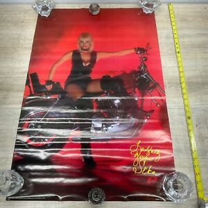 LUSTFULLY YOURS SEKA MOTORCYCLE POSTER 1985 22x34