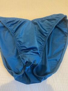 Vintage Satin Maidenform Panty Teal XL