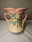 Vintage Hull Art Pottery Wildflower Double Handled Vase W6 7 1/2