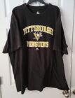 NHL Pittsburgh Penguins Short Sleeve Graphic Black T-Shirt by Majestic Size 4XL